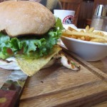 Monkey Nuts Chicken Macho Nacho Burger